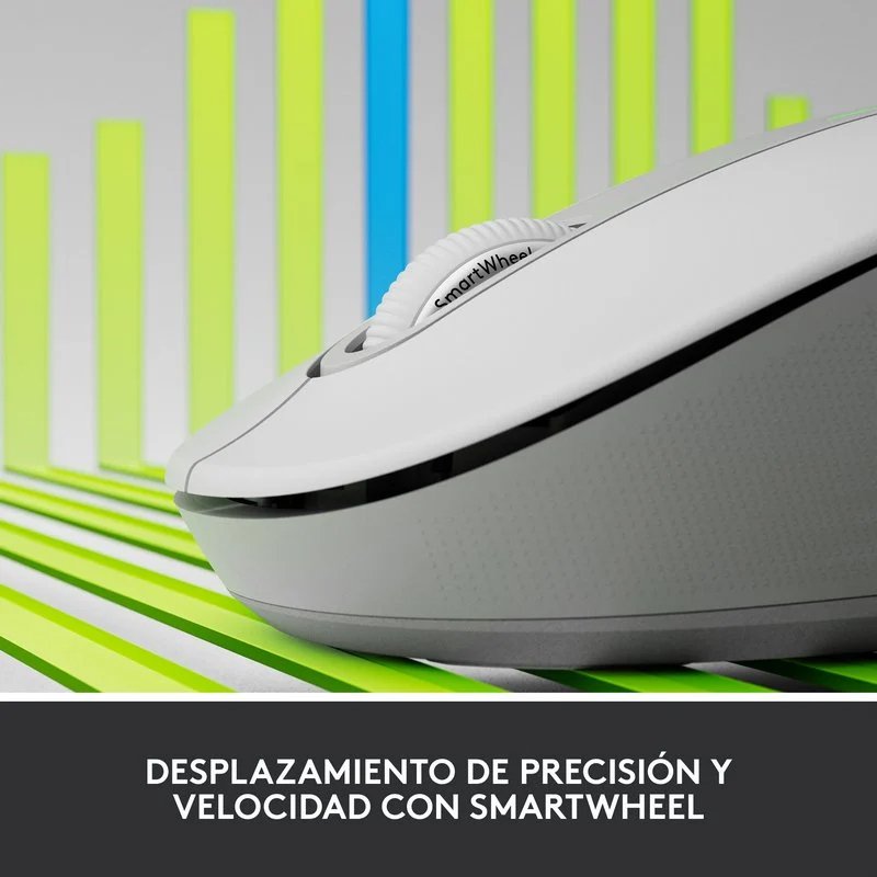 Ratón Logitech Signature M650 L Óptico Inalámbrico 2000DPI Blanco