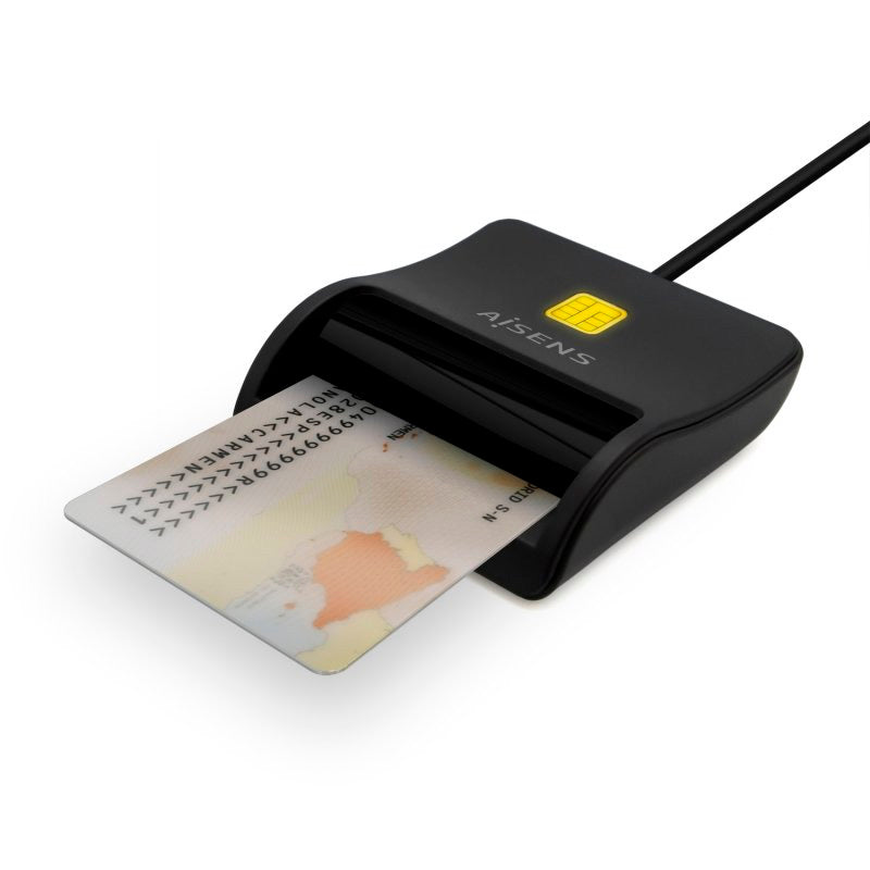 Lector de DNI Aisens ASCR-SN03C-BK USB-C