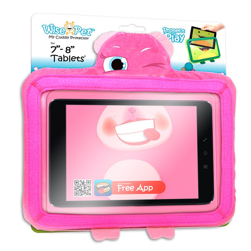 Funda soporte universal tablet 7»/8» pulgadas licencia Wise-Pet Rosy Rosa Usada