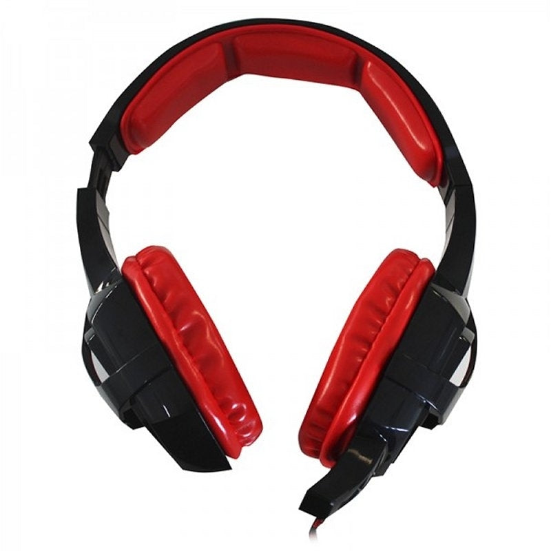 Auriculares con Micrófono Aqprox Gaming appGH10 Negro y Rojo.