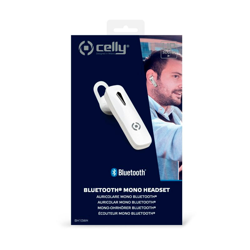 Auricular Celly BH10 Bluetooth Blanco