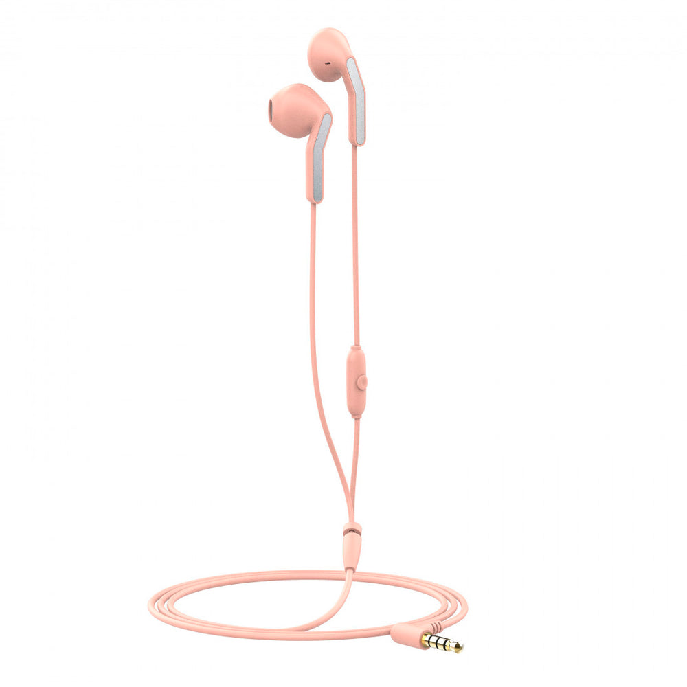 Auriculares Muvit estereo MEU 3.5mm rosa