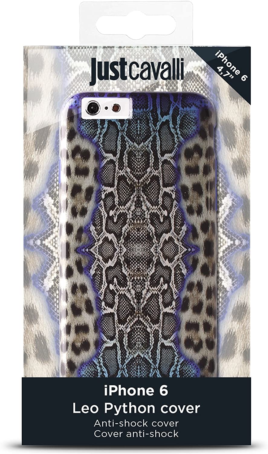 Carcasa Puro JUST CAVALLI Phyton-Leopard para Apple iPhone 6 / 6s.