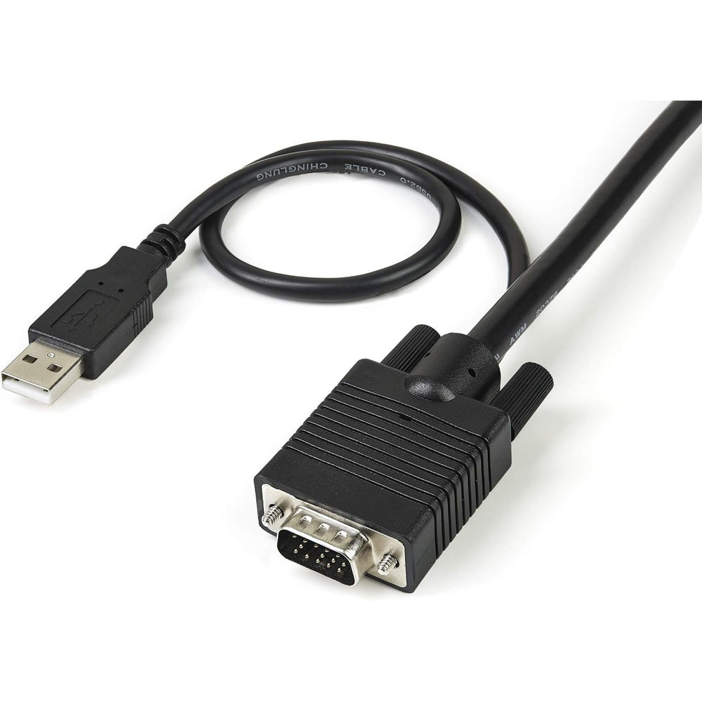 Switch Conmutador StarTech KVM de Cable con 2 Puertos VGA USB Alimentado por USB