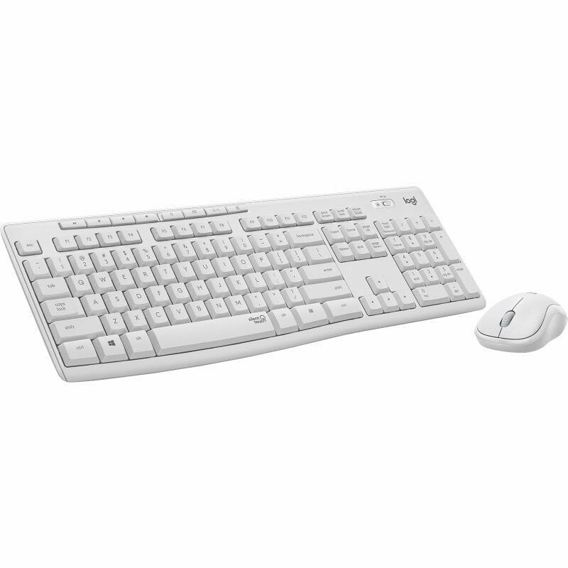 Logitech MK295 Combo Teclado Raton Inalámbricos blanco crudo en Español Usado *