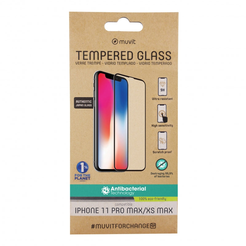 Protector de pantalla Muvit for change iPhone 11 Pro Max/XS Max vidrio templado