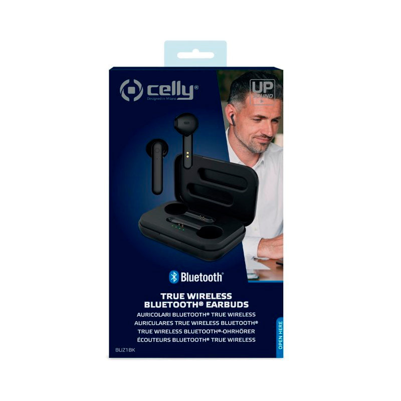 Auriculares Celly BUZ Bluetooth 5.0 TWS con Micrófono negros