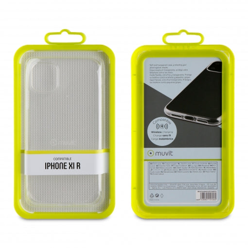 Funda Muvit Cristal Soft Apple iPhone 11 ultra fina transparente
