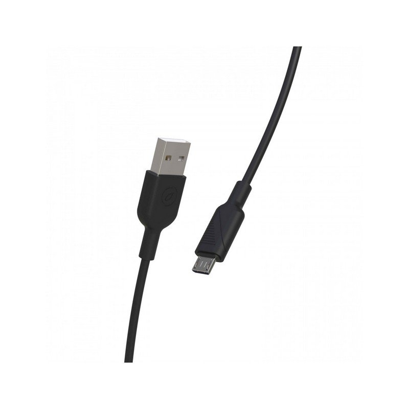 Cable Muvit for change USB a Micro USB 2,4A 1,2m negro **Embalaje dañado**.