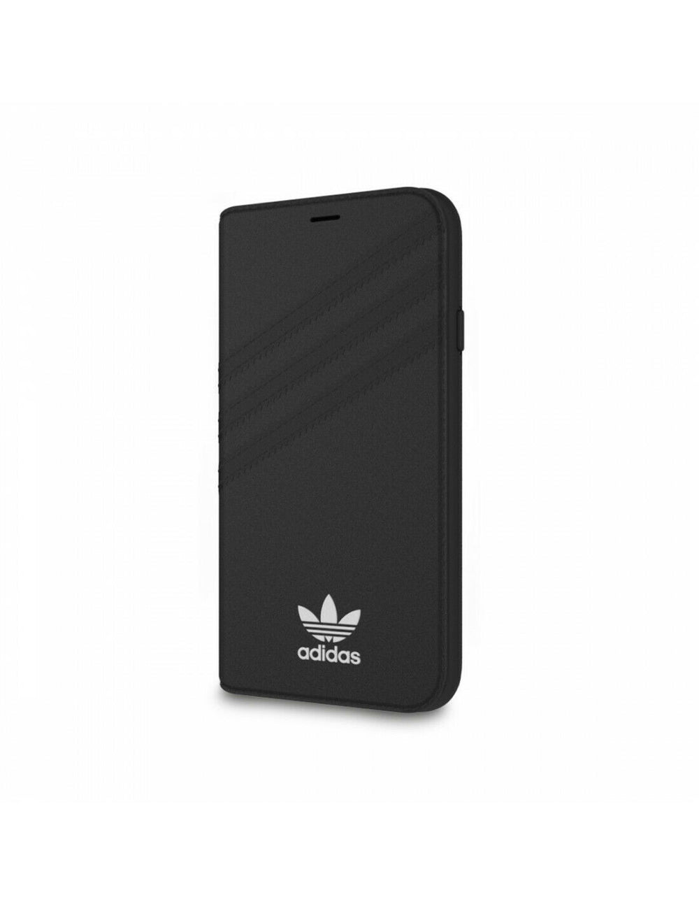 Funda Adidas para Apple iPhone XS/X Booklet negra/blanca.