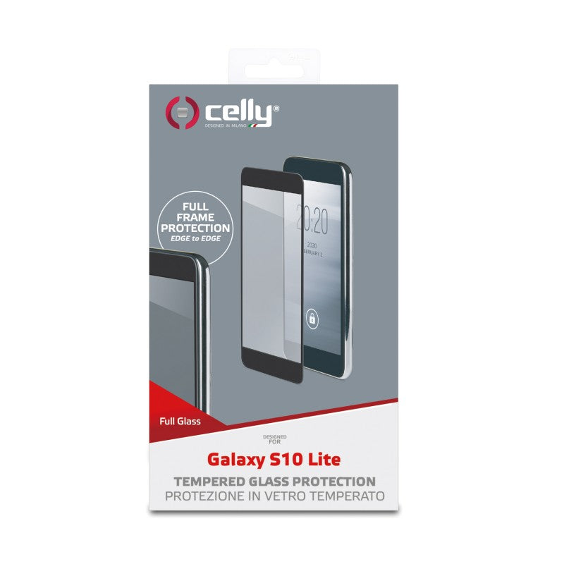 Protector de Pantalla Celly para Samsung Galaxy S10 Lite Vidrio Cristal Templado