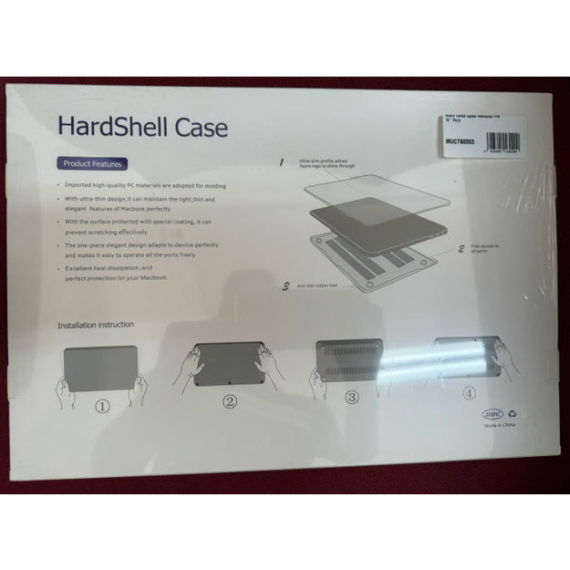 Funda para portátil Muvit MUCTB0344 Para MacBook Air 13» Silicona Transparente