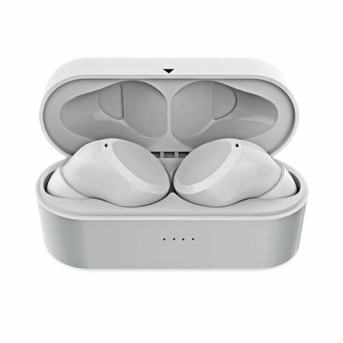 Auriculares inalámbricos con micro Celly BhTwins Mini color blanco Usado.