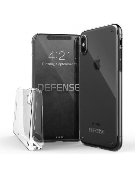 Carcasa Xdoria Defense 360º Apple iPhone Xs/X transparente silicona.