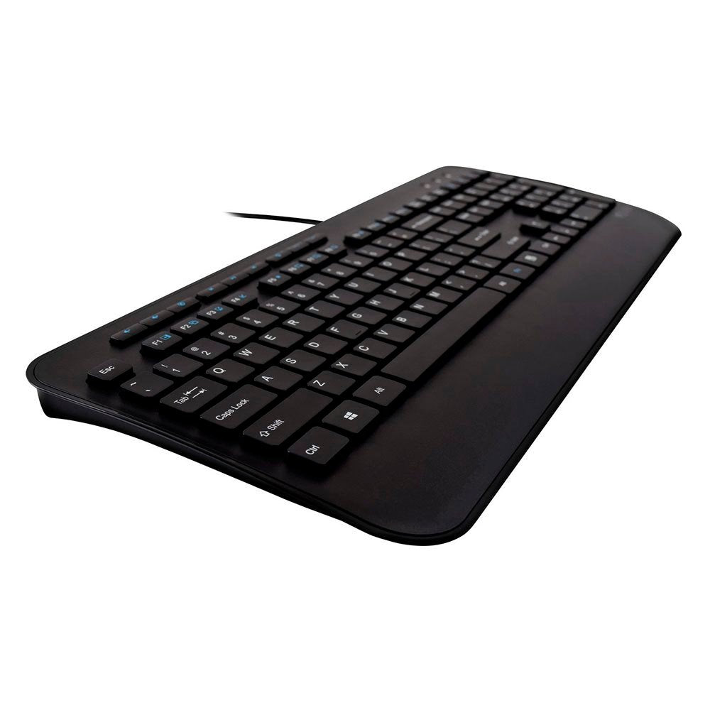 Combinación V7 teclado y ratón USB con reposamuñecas en español (ñ)