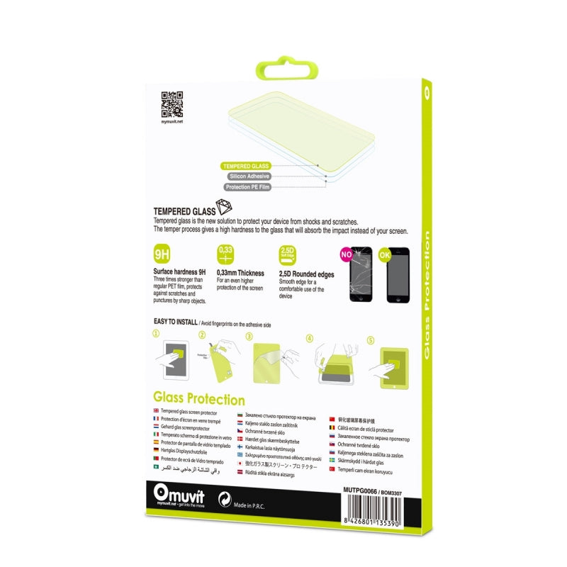 Protector pantalla Muvit Apple iPad Mini 2019/Mini 4 vidrio templado (NUEVO)