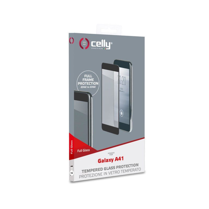 Protector de Pantalla Celly para Samsung Galaxy A41 Vidrio Cristal Templado