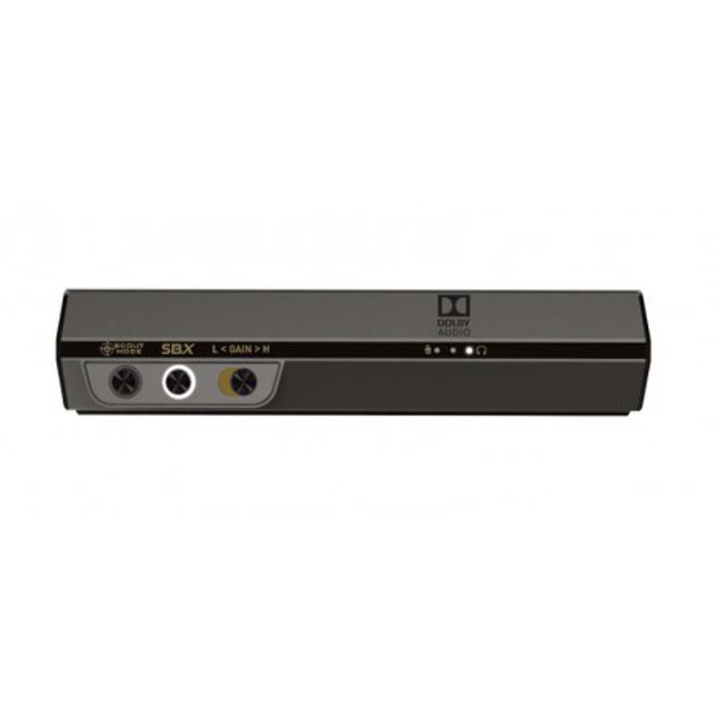 Tarjeta de Sonido externa Creative Labs Sound BlasterX G6 7.1 canales USB