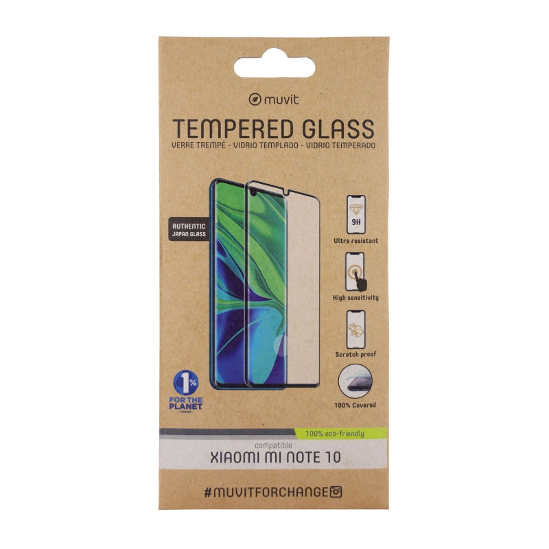 Muvit for change protector pantalla Xiaomi Note 10/Note 10 Pro vidrio templado.