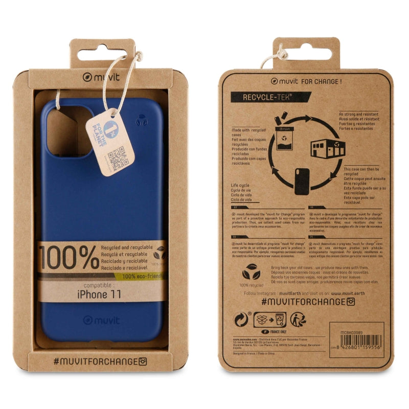 Carcasa Muvit for change para Apple iPhone 11 recycletek eclipse.