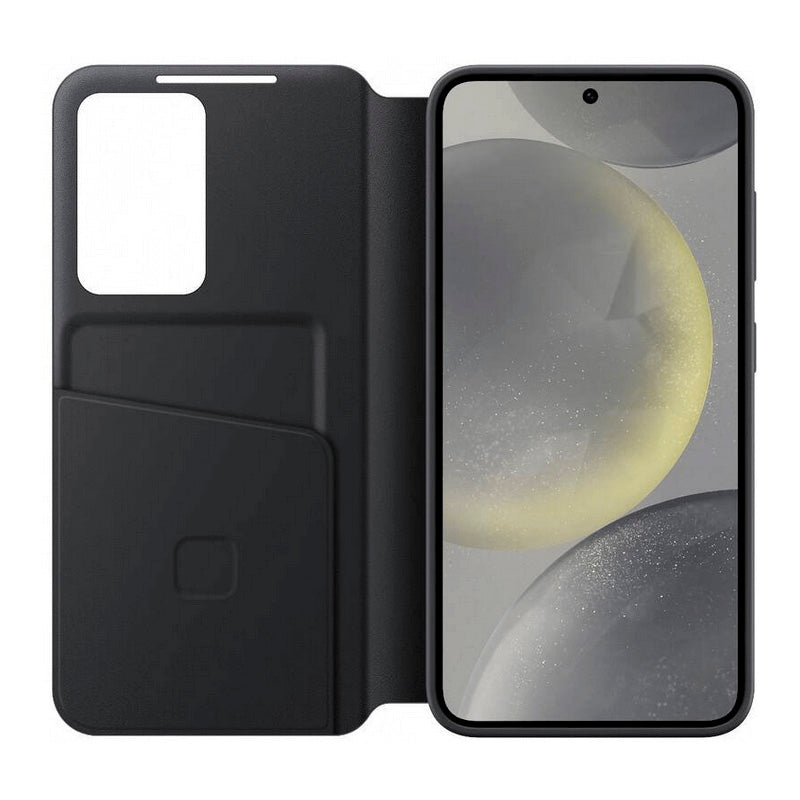 Funda original Samsung S View Cover para Samsung Galaxy S24 color negro