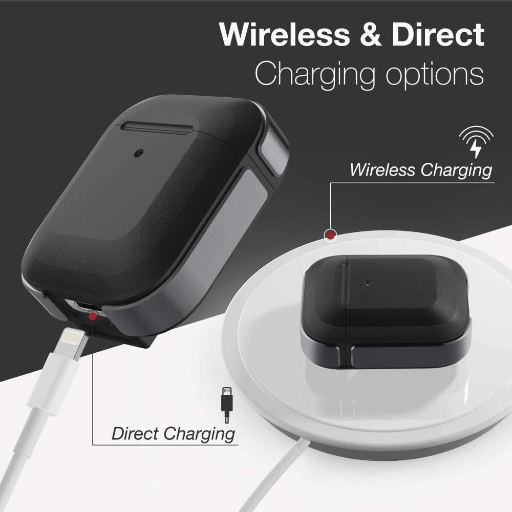 Estuche X-Doria Defense Trek para Air pods 1 y 2 negro