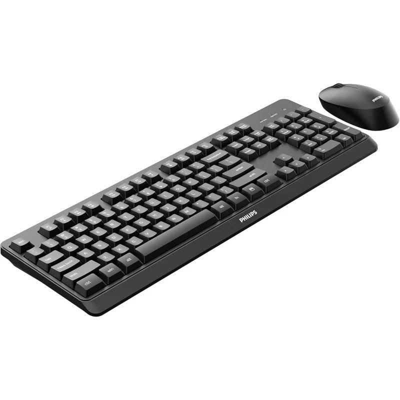 Combinación teclado y ratón USB Philips 3000 series 1600 DPI Inalámbricos Negro