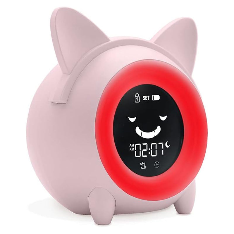 Despertador Infantil Metronic 477345 Luz Quitamiedos Pantalla LCD Educativa USB