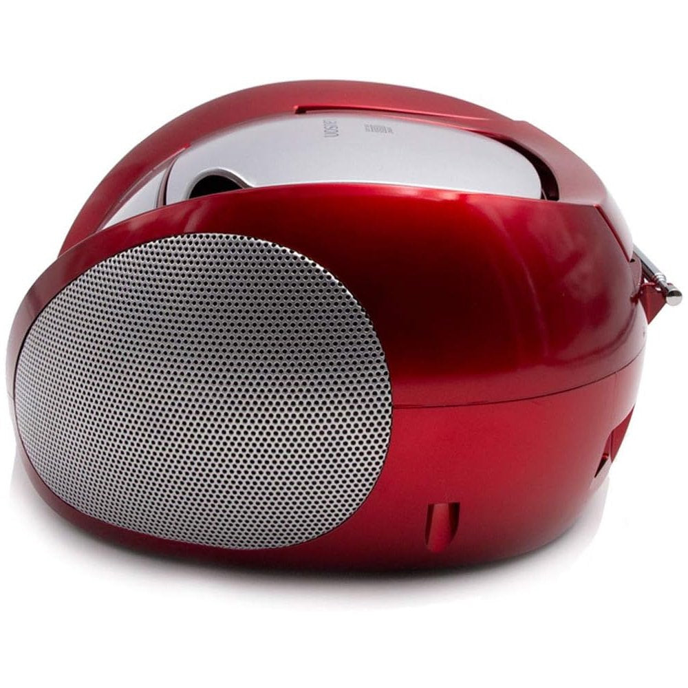 Reproductor CD Lauson CP442 Modern Combo CD/MP3 + Radio FM PLL Rojo