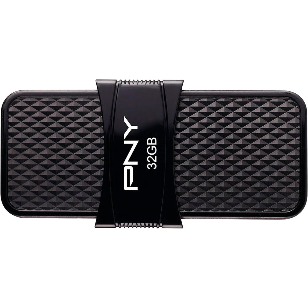 Unidad flash PNY Duo Link OTG USB 3.1 tipo A de 32 GB negro