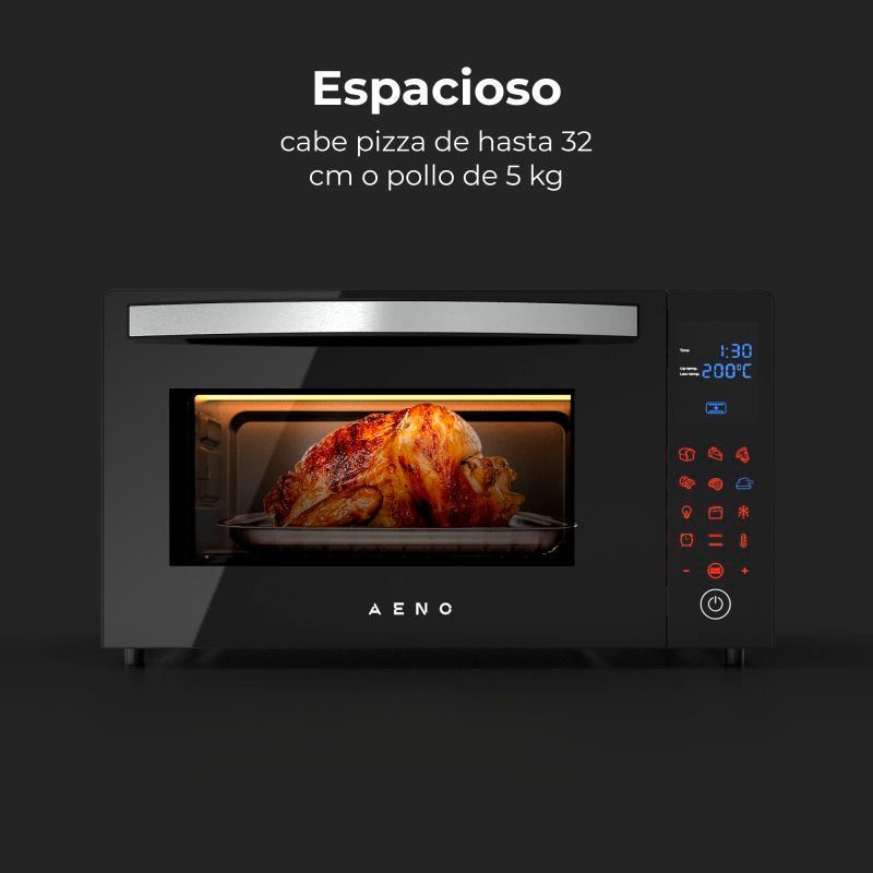 Horno de Sobremesa AENO EO1 30L 1200W Negro