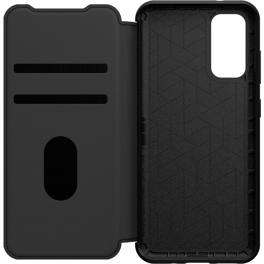 Funda Libro Strada Folio Piel para Samsung Galaxy S20 negro