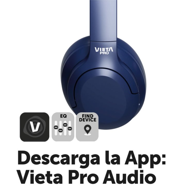 Auriculares inalámbricos Vieta Pro Motion VHP-BT125LB Bluetooth azul Usado