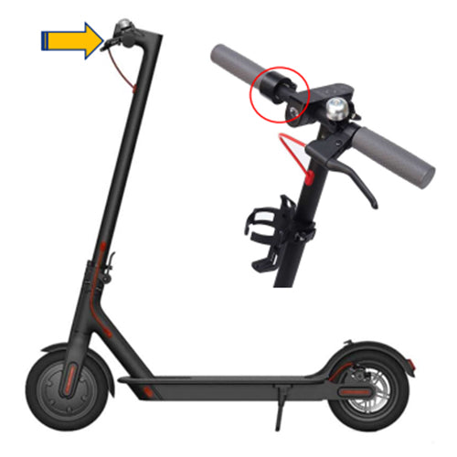 Soporte Metal para manillar o barra extensible para Xiaomi M365 / M365 Pro