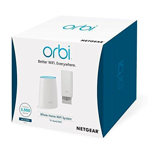 Sistema WiFi Mesh Netgear Orbi RBK30 AC2200 200m Kit RBK30-100PES