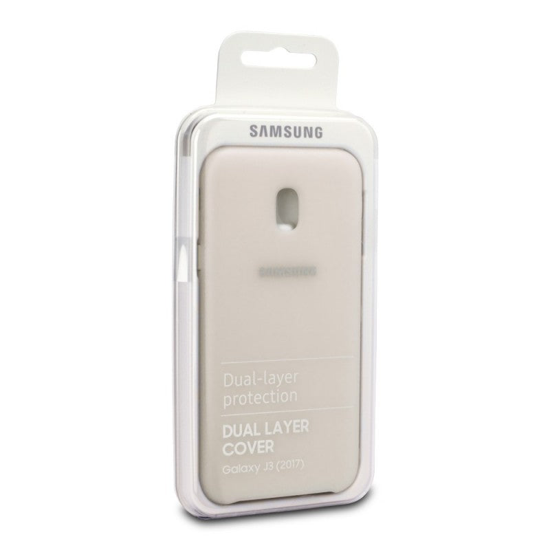 Funda original Samsung Dual Layer para Samsung Galaxy J3 2017 color dorado
