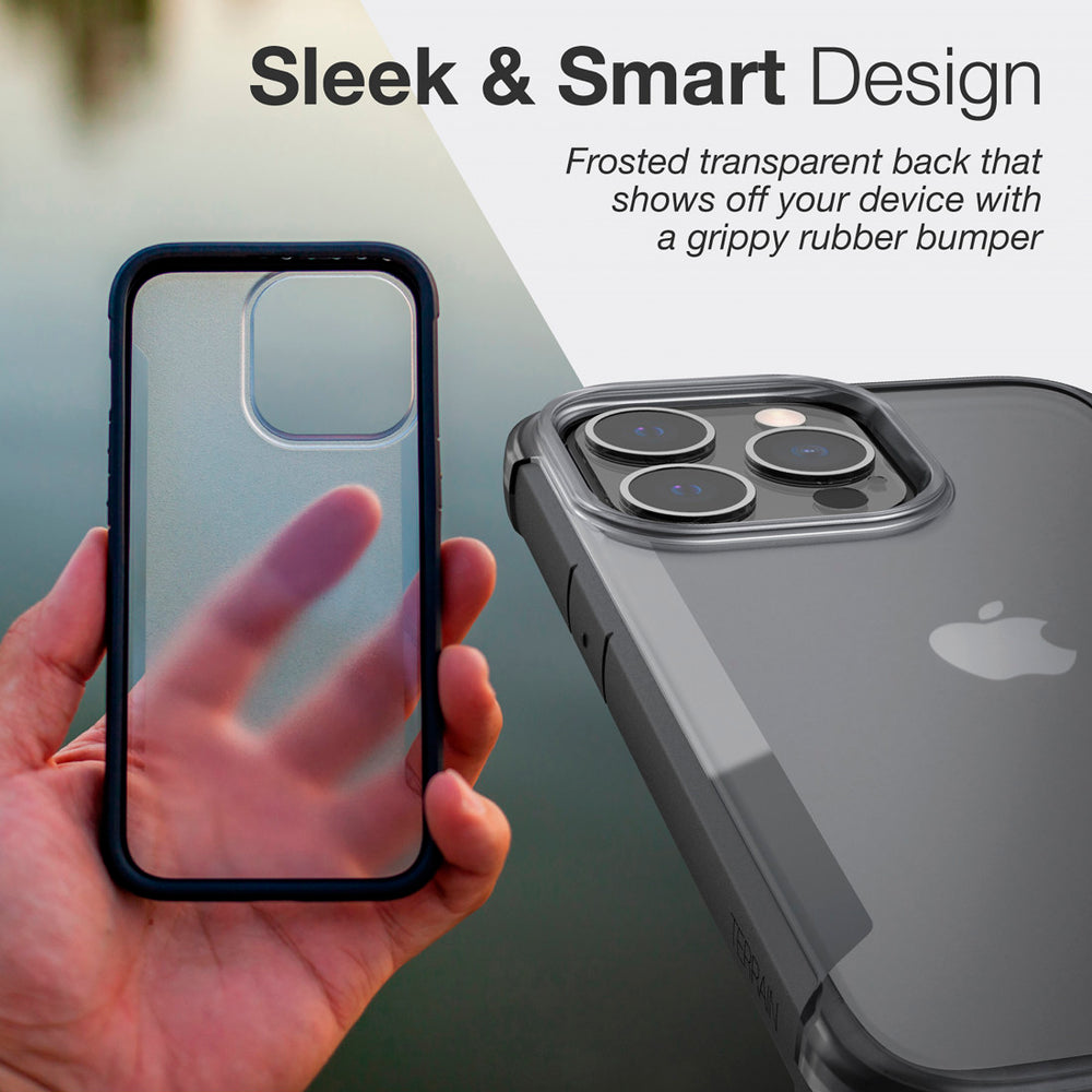 Funda Raptic Terrain para Apple iPhone 13 Pro negra/transparente