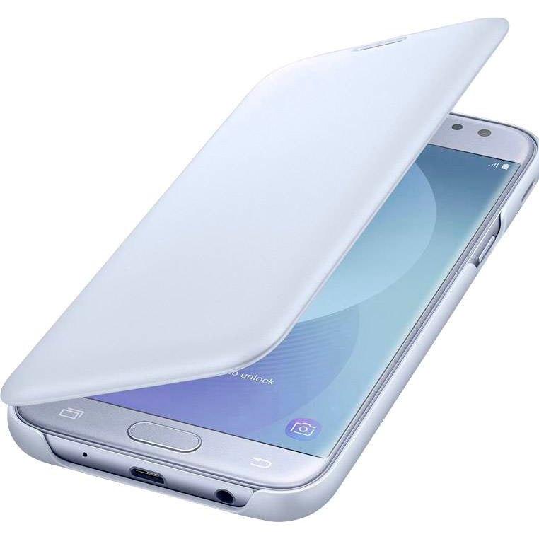 Funda original Samsung Wallet Cover para Samsung Galaxy J5 2017 Billetera Azul