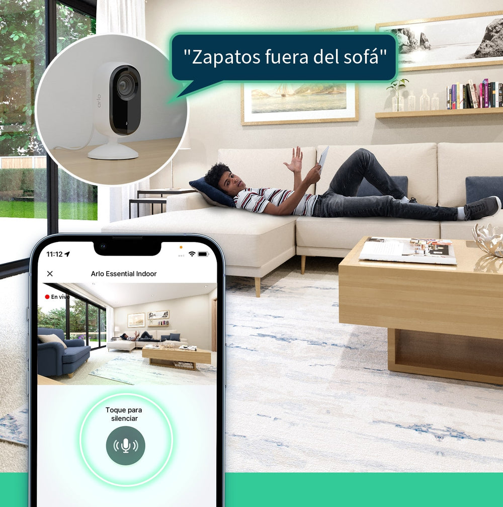 Cámara videovigilancia Interior Arlo Essential 2K