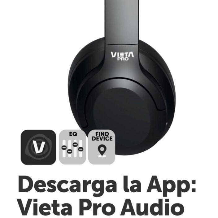 Auriculares inalámbricos Vieta Pro Motion VHP-BT125BK Bluetooth negro Usado