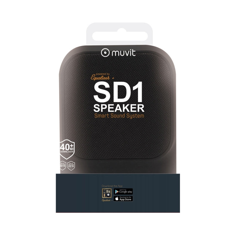Altavoz Bluetooth Wireless 3W SD1 tela negro