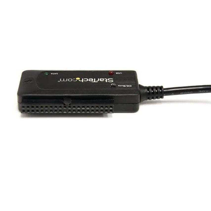 Adaptador StarTech Combo USB 2.0 a SATA/IDE para Disco Duro y SSD de 2.5 y 3.5″