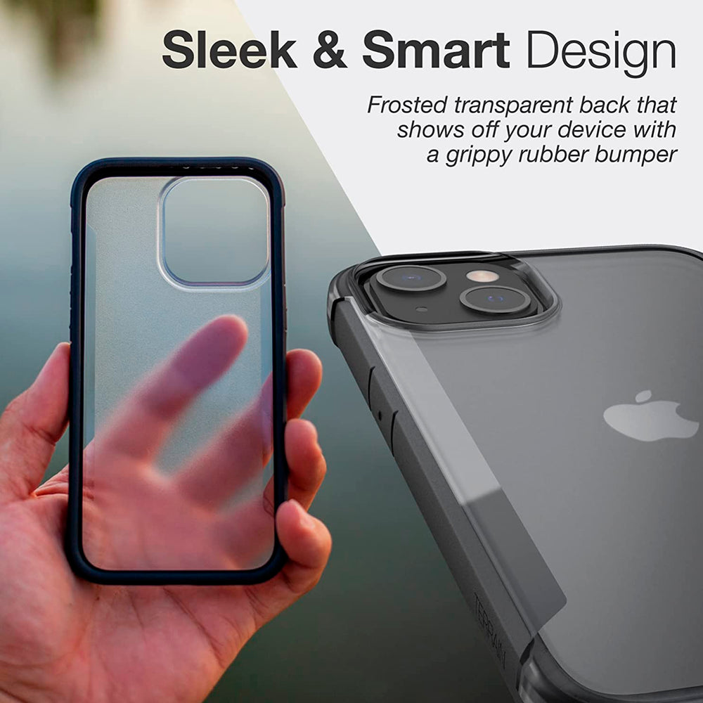 Funda Raptic Terrain para Apple iPhone 13 negra/transparente