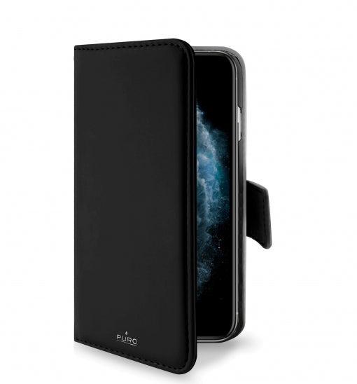 Funda Puro wallet extraíble negra para Apple iPhone 11 Pro Max.