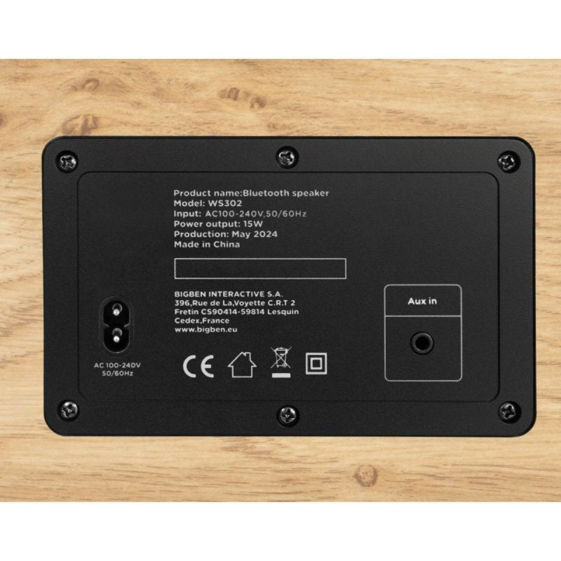 Altavoces Thomson Activos Bluetooth 5.3 50W madera con control de agudos/graves