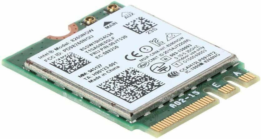 Tarjeta wireless interna Lenovo Intel 8620NGW – 00JT532.