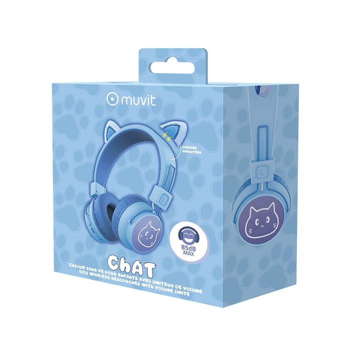 Auriculares inalámbricos infantiles Muvit Cat para niños