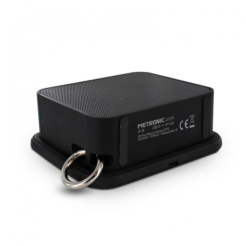 Altavoz Bluetooth portátil Xtra Charge de 6 W con soporte de carga inalámbrica