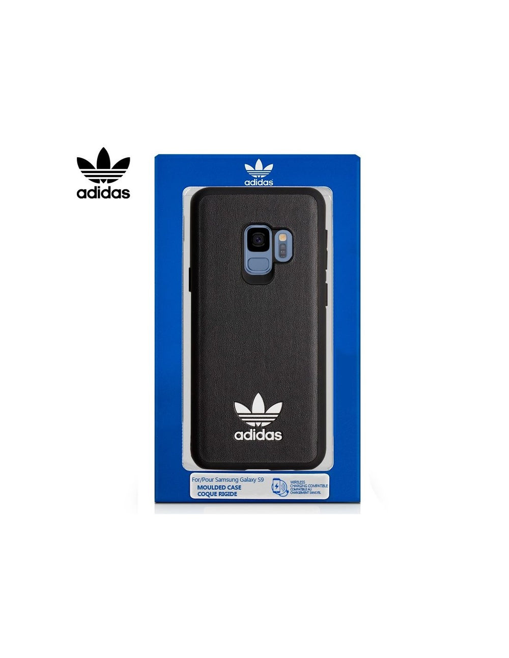 Funda Original Adidas G960 para Samsung Galaxy S9 negro.