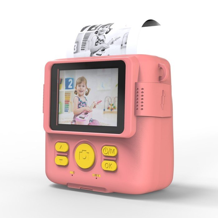 Cámara infantil KidPic de impresión instantánea color rosa
